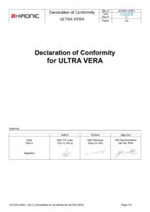 UV-DOC-EN01_Rev 0_Declaration of Conformity for ULTRA VERA_20190717_page-0001